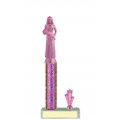 Trophies - #Beauty Queen Pink C Style Trophy